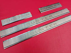 Накладки на пороги для Renault Duster 2018+