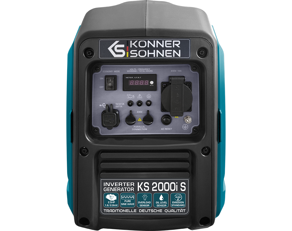 Інверторний безшумний бензогенератор KS 2000i S