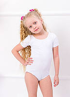 Спортивний купальник для дівчинки чорний, білий розмір 32-38 Юрма одяг