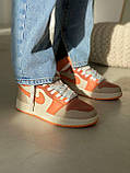 Жіночі кросівки Nike Air Jordan 1 Retro Rose Orange | Найк Аір Джордан 1, фото 7