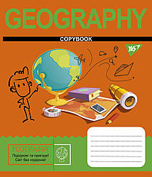 Зошит для записів А5/48 кл. ГЕОГРАФІЯ (Cool school subjects), 5 шт/уп.