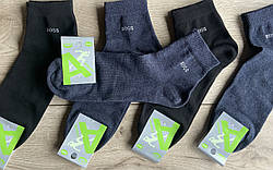 Чоловічі середні шкарпетки з бавовни стрейч ™Еко р43-46