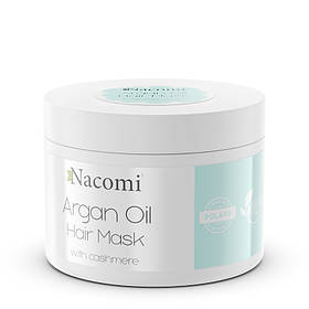 Маска для волосся з аргановим маслом та кашеміровими протеїнами Nacomi Argan Oil Hair Mask with Cashmere 200 мл