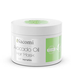 Маска для волосся Nacomi Avocado Oil Hair Mask with keratin 200 мл