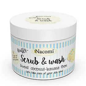 Скраб-піна для тіла з ароматом солодкого кокосу та банана Nacomi Sweet Coconut-Banana Foam 180 мл