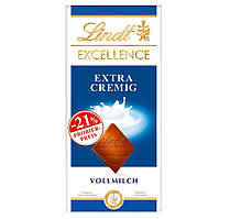 Шоколад Екстра Молочний Ліндт Экселенс Lindt Excellence Extra Cremig 100 г Швейцарія