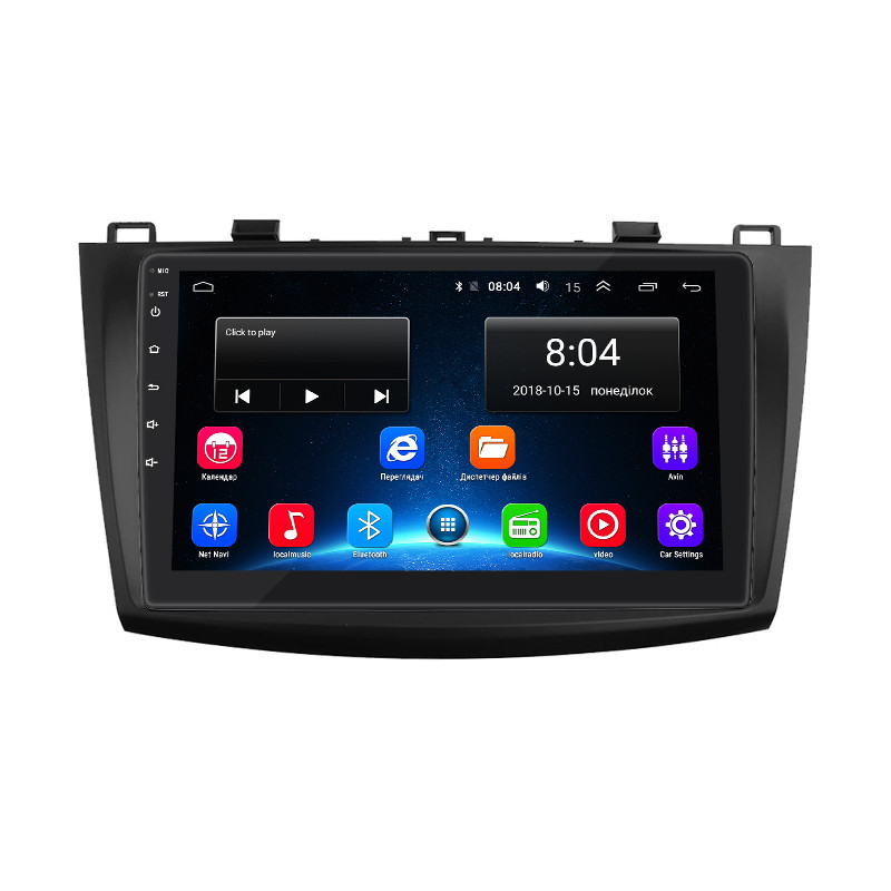 Штатна магнітола Lesko для Mazda 3 II (BL) Рестайлінг 2011-2013 екран 9" 2/32Gb/ Wi-Fi Optima GPS 1 шт.
