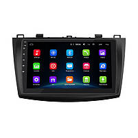 Штатна магнітола Lesko для Mazda 3 II (BL) Рестайлінг 2011-2013 екран 9" 2/32Gb/ Wi-Fi Optima GPS 1 шт., фото 4