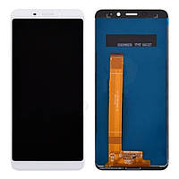 Екран (дисплей) Meizu M6S M712H M712Q + тачскрин білий