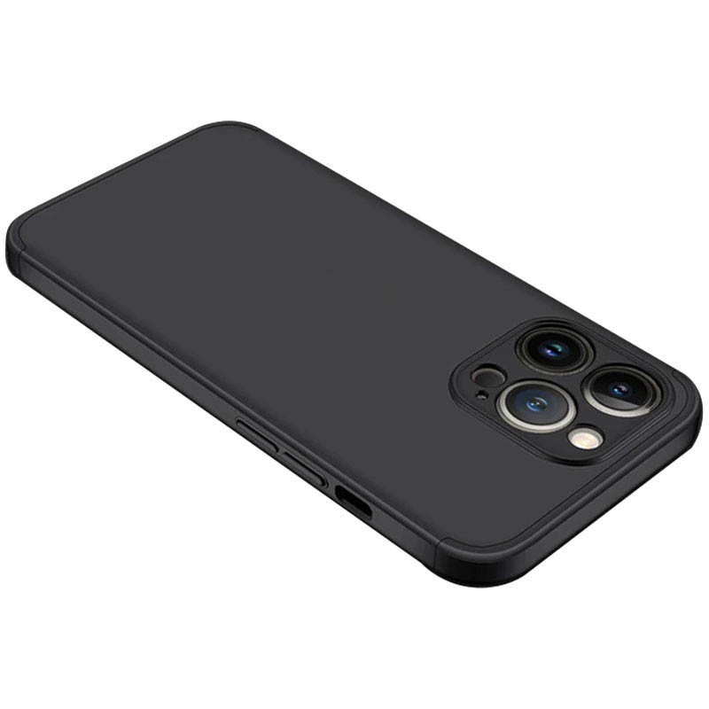 Пластикова накладка GKK LikGus 360 градусів (opp) для Apple iPhone 13 Pro (6.1") Чорний, фото 1