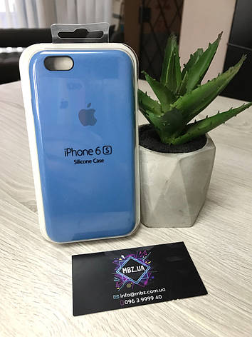 Чохол Silicone Case для Apple Iphone 6/6s синій, фото 1