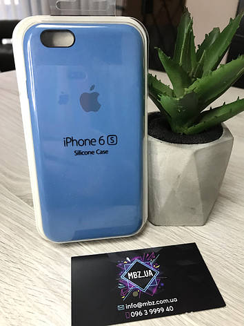 Чохол Silicone Case для Apple Iphone 6/6s синій, фото 3