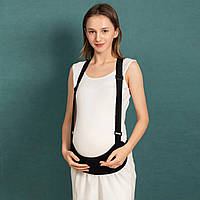 Универсальный бандаж для беременных с резинкой через спину для двойной поддержки! BEST