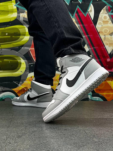 Мужские и женские кроссовки Nike Air Jordan 1 High Retro Night Gray ...