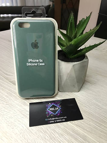 Чохол Silicone Case для Apple Iphone 6/6s green, фото 2