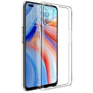TPU чехол Epic Transparent 1,5 mm Full Camera для Oppo Reno 4 Pro 5G
