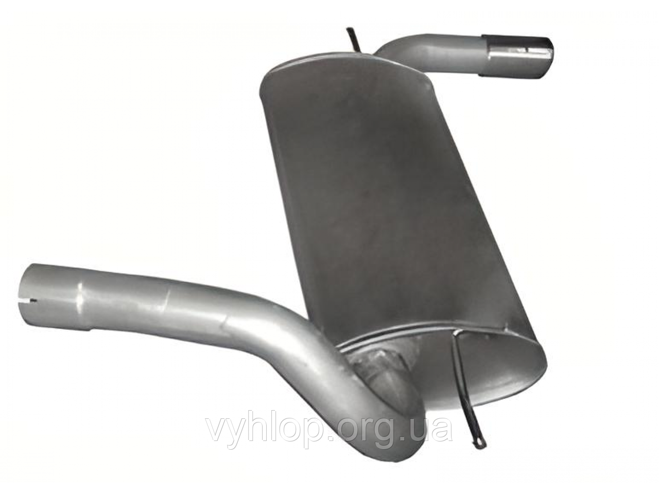 Глушник Форд Фокус (Ford Focus) 2.0 TDCi Hatchback (08.698) Polmostrow алюминизированный