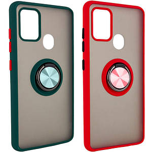 TPU+PC чохол Deen ColorEdgingRing for Magnet для ZTE Blade A7s (2020)