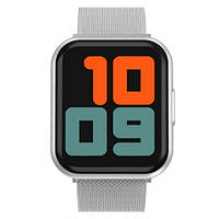 Умные смарт спортивные часы мужские Smart Watch T88 два браслета Черный и Серебряный