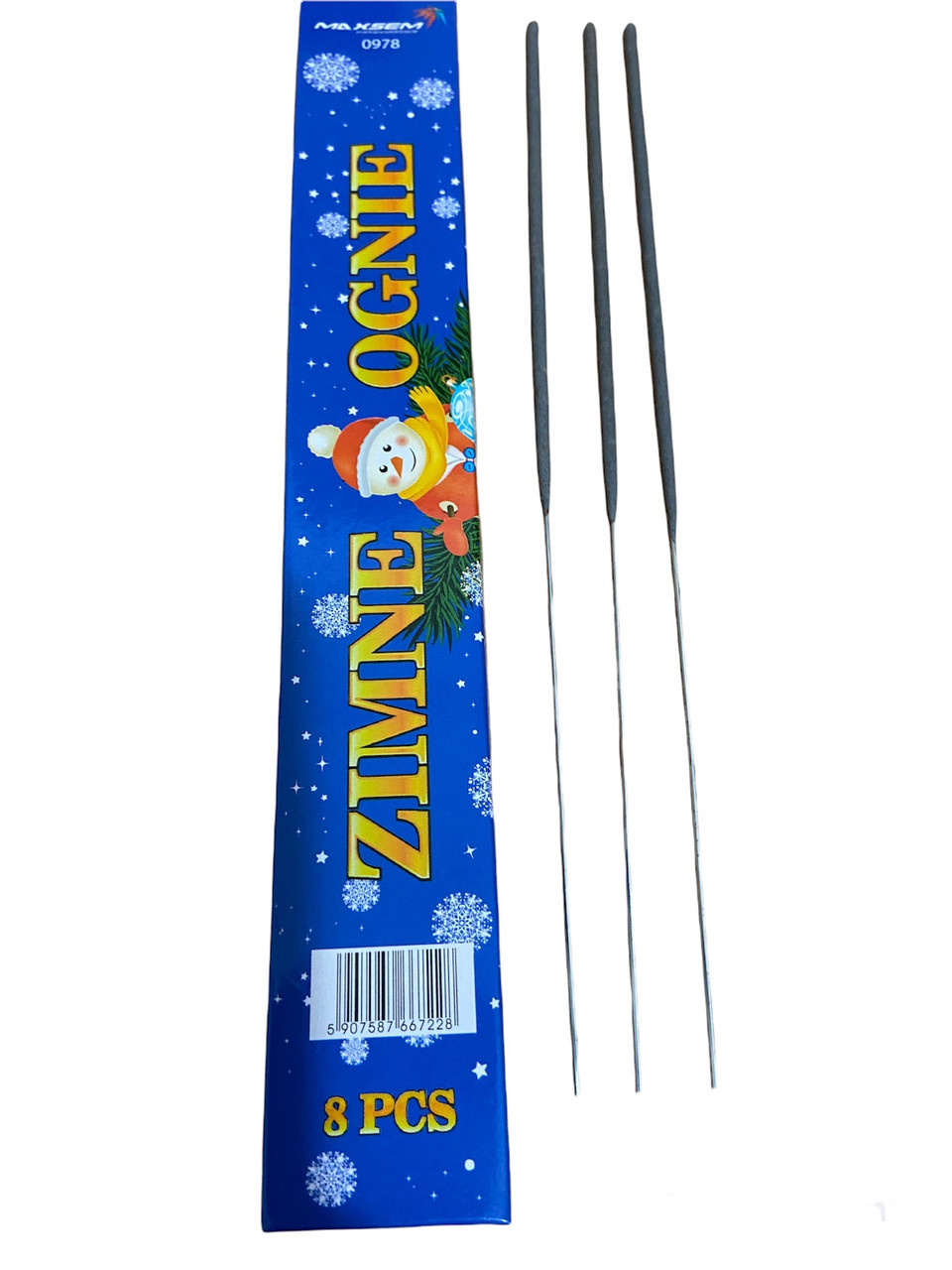 Бенгальські вогні 25 см горіння 50 сек Maxsem 0978, 8 шт/уп