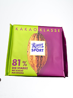 Шоколад Ritter Sport Ghana цільний горіх 81%какао 100 г