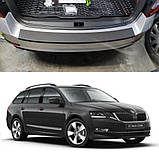 Захисна накладка на задній бампер для Skoda Octavia III A7 Combi 2013-2017, LIFT. 2017-2020, фото 10