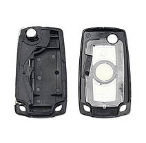 Корпус ключа (перехідник) для BMW (БМВ) E38 E39 E46 3 кнопки (+ Емблема), фото 5