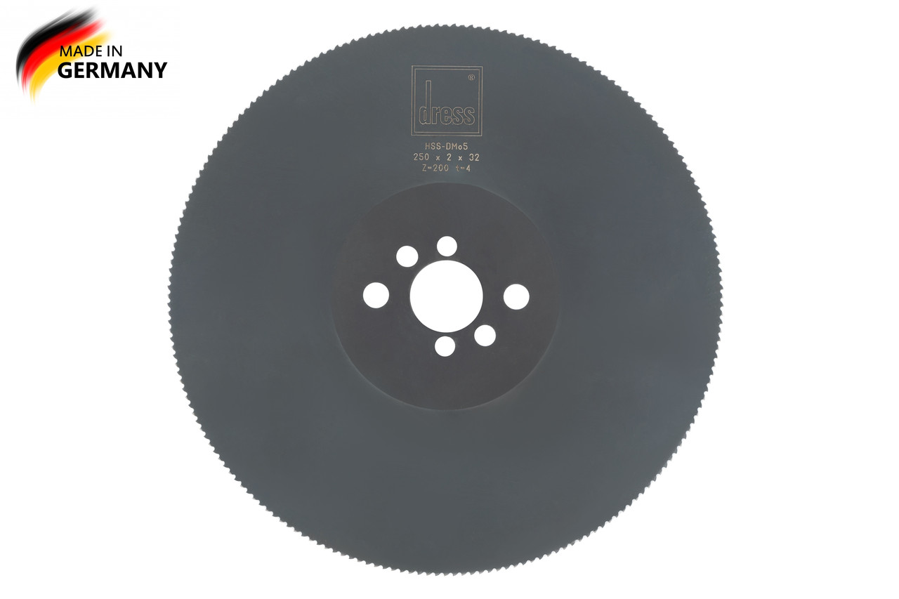 Пила дискова для металу HSS 200×1,0×32mm, 360 z Dress