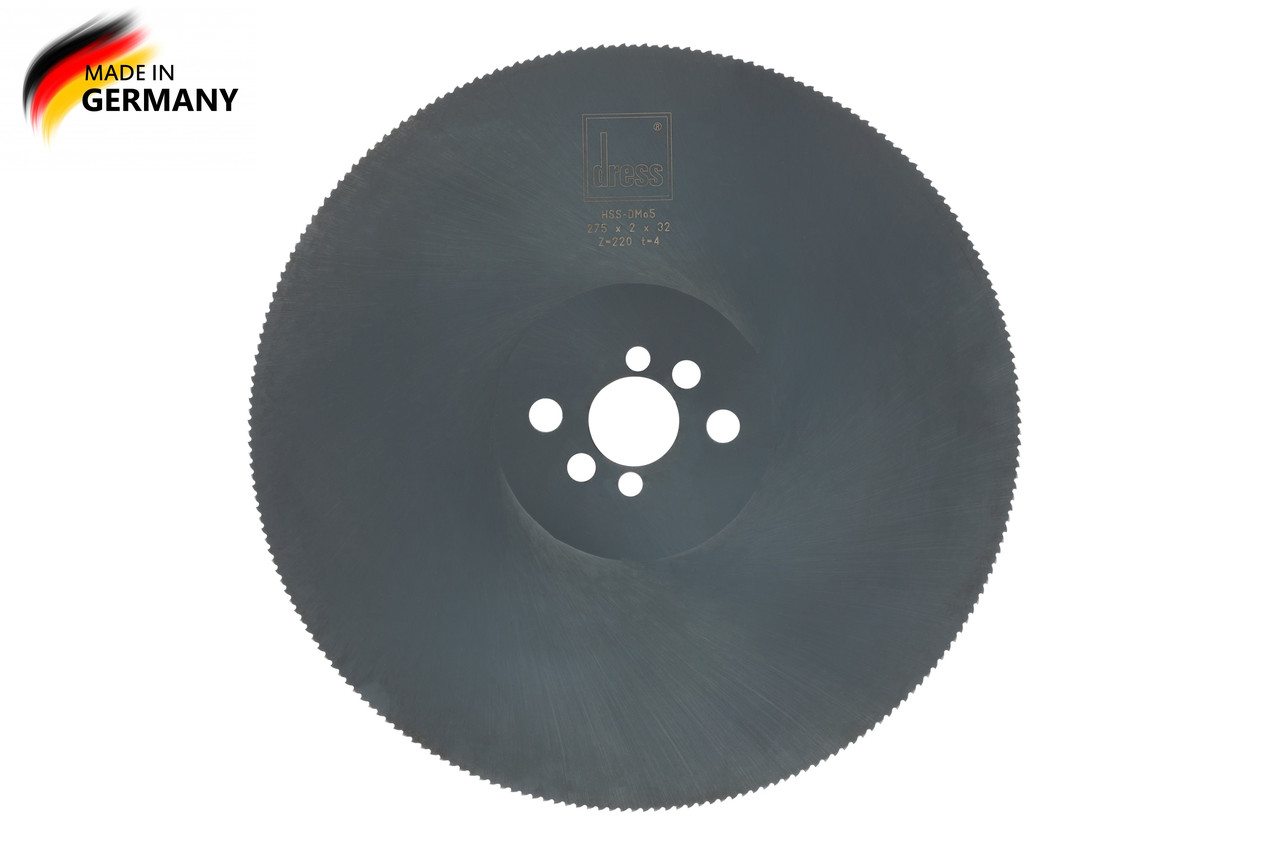 Пила дискова для металу 275×2.0×32mm, 220 z Dress