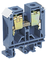 Зажим клеммный на DIN-рейку УЭК ЗНИ-35 125А синий YZN10-035-K07