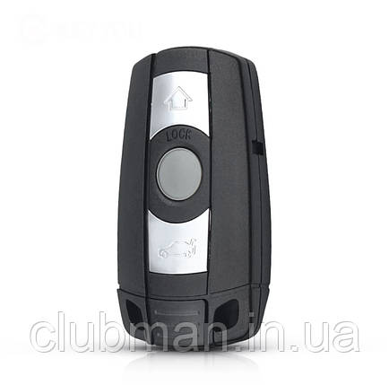 Корпус ключа для BMW (БМВ) E70 E90 3 кнопки (+ Емблема), фото 1