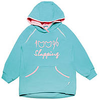 Худі дитячий для дівчинки GABBI TL-19-37 Написи Ментоловий на зріст 104 (11857)