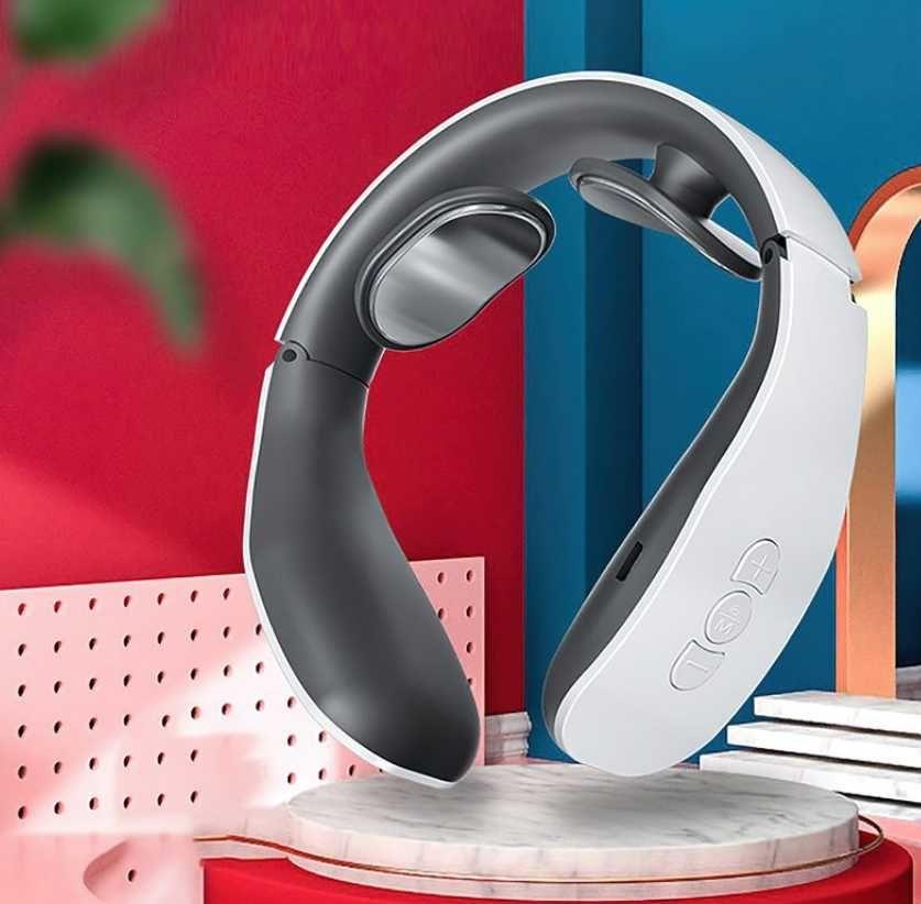 Масажер імпульсний для шиї Supretto Cervical Massage Instrument KS-996 електростимулятор масажер для шиї