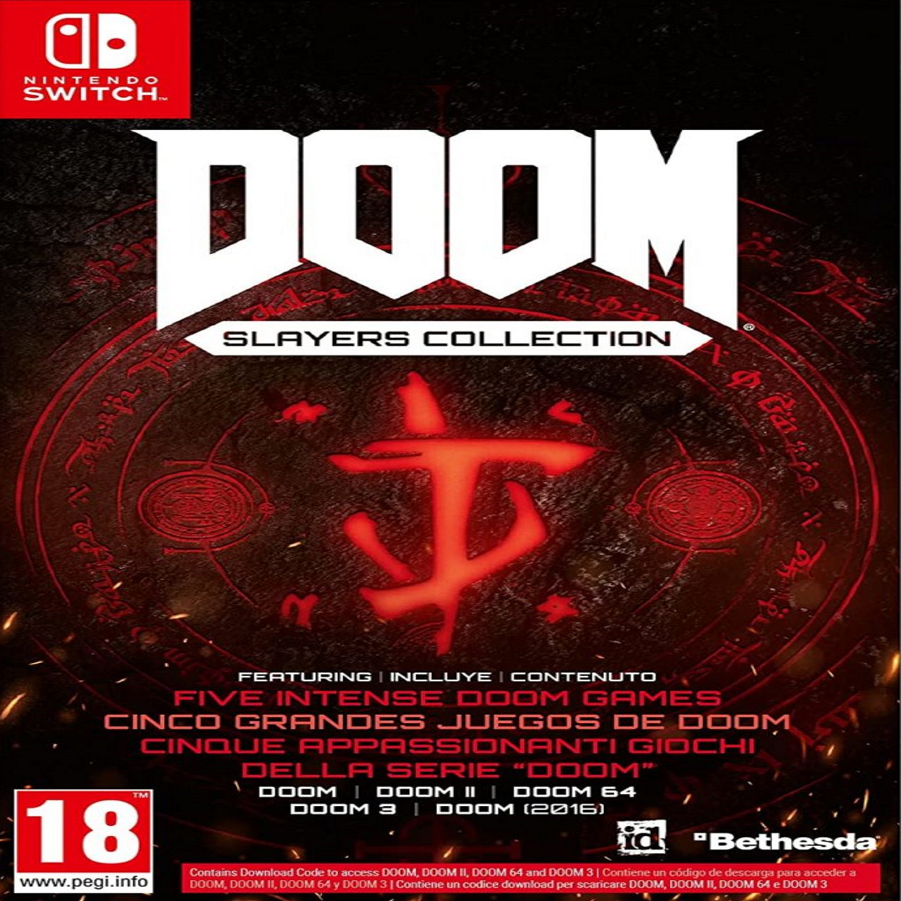 DOOM Slayers Collection (русская версия) Nintendo Switch - фото 1 - id-p1583713479