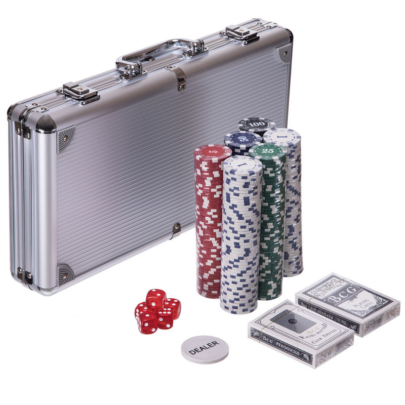 Набор для покера в алюминиевом кейсе на 300 фишек IG-2114 - фото 8 - id-p776625391