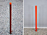 Стовпчик дорожній металевий із заставними під бетонування, фото 3