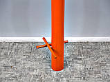 Стовпчик дорожній металевий із заставними під бетонування, фото 4