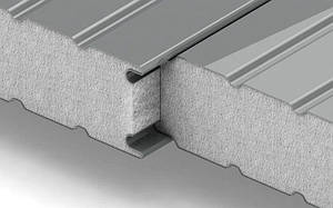 Стеновые сэндвич-панели 100 мм от производителя с наполнителем из пенополистирола ППС