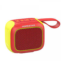 Мініпортивна колонка з FM TWS Hopestar A22, Міні bluetooth колонка, Бездротова колонка hopestar Червоно-жовтий