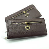 Гаманець натуральна шкіра Silver Taurus 7546 на блискавці., фото 3