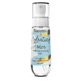 Зволожуючий тонік для обличчя Nacomi Hydrating Moisturizing & Soothing Tonic 80 мл