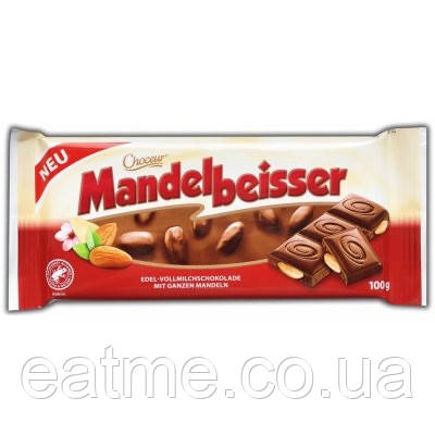 Choceur Mandelbeisser Молочний шоколад із цілим мигдалем 100g