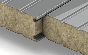 Стінові сендвіч-панелі 100 мм з наповнювачем із мінеральної вати від виробника