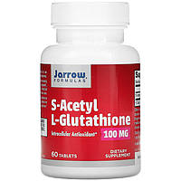 Ацетил-глутатион Jarrow Formulas "S-Acetyl L-Glutathione" 100 мг (60 таблеток)