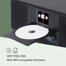 Інтернет-радіо з Wifi OneConcept Streamo CD Internet Radio, Німеччина, фото 3
