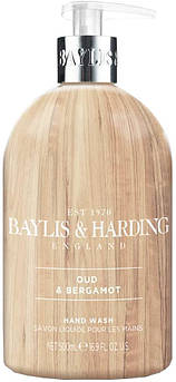 Парфумоване рідке мило для рук Baylis & Harding Elements Oud Wood & Bergamot Hand Wash 500 мл