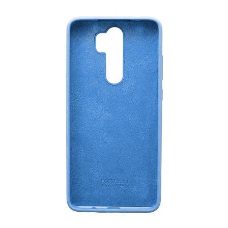 Чохол Silicone Case Premium для Xiaomi Redmi Note 8 Pro Azure 10 (закрытый низ), фото 3