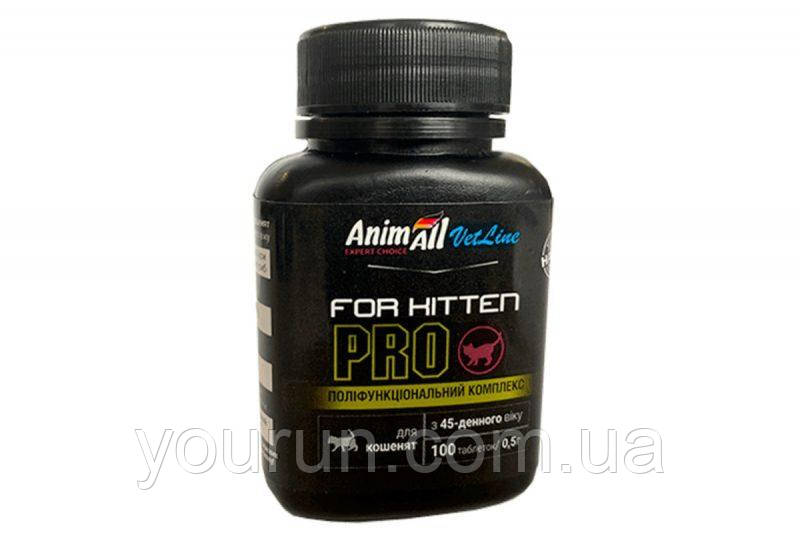 AnimAll VetLine (ЭнимАлл ВетЛайн) Kitten PRO - Поліфункціональний вітамінний комплекс для кошенят, фото 1
