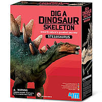 Набор детский для раскопок 4M Скелет динозавра Стегозавра игровой набор палеонтолога археолога для детей