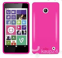 Чехол-бампер Nokia Lumia 630 розовый